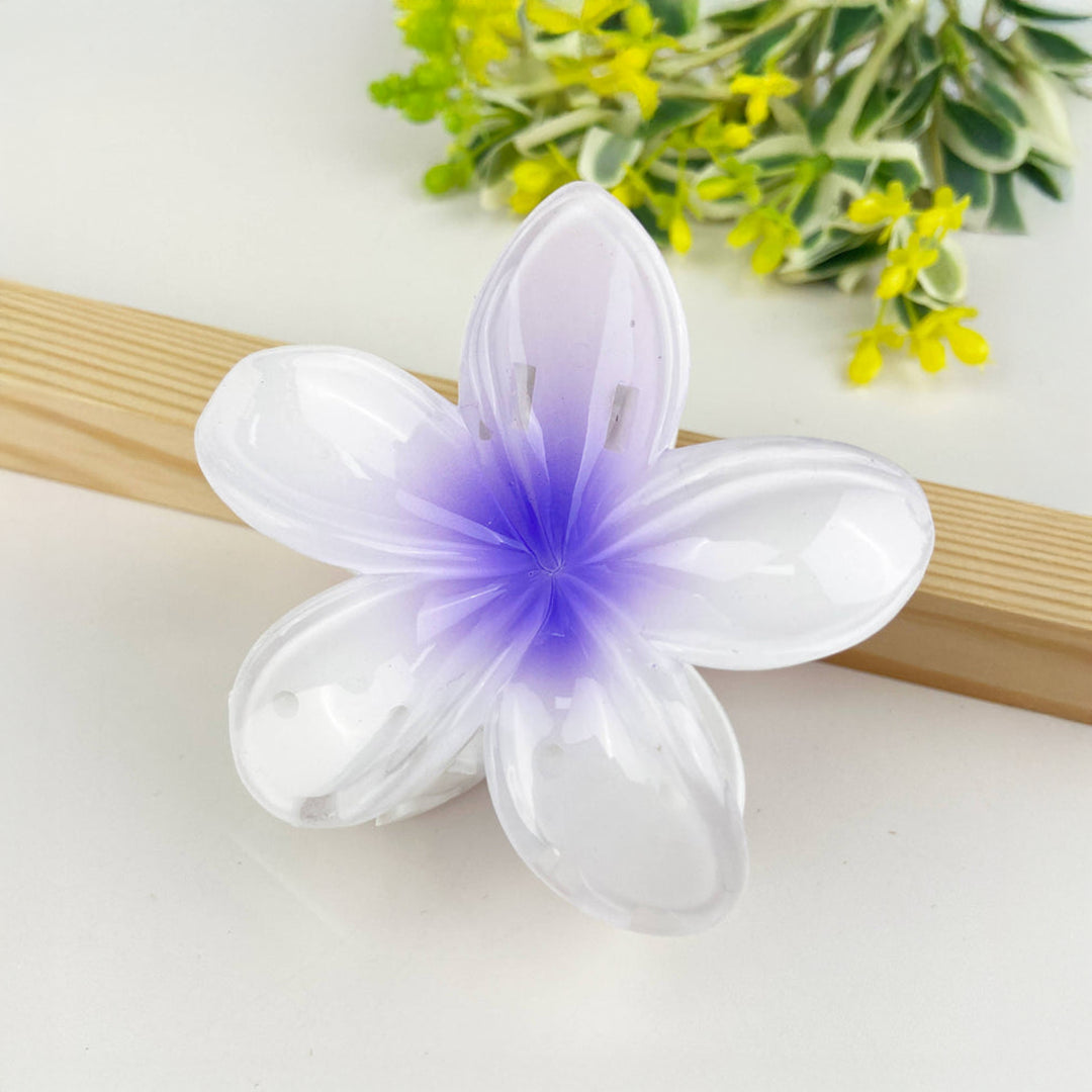 Plumeria Blossom Hair Claw Clip