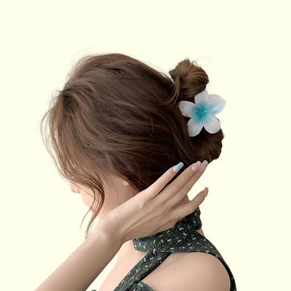 Plumeria Blossom Hair Claw Clip