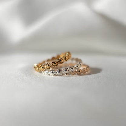 Textured Stackable Rings